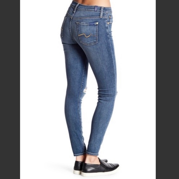 NWT 7 for All Mankind Gwenevere skinny sz 24 - Picture 2 of 8